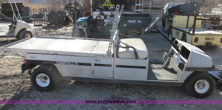 image for item F4844 1996 Club Car Carry All VI flatbed utility cart