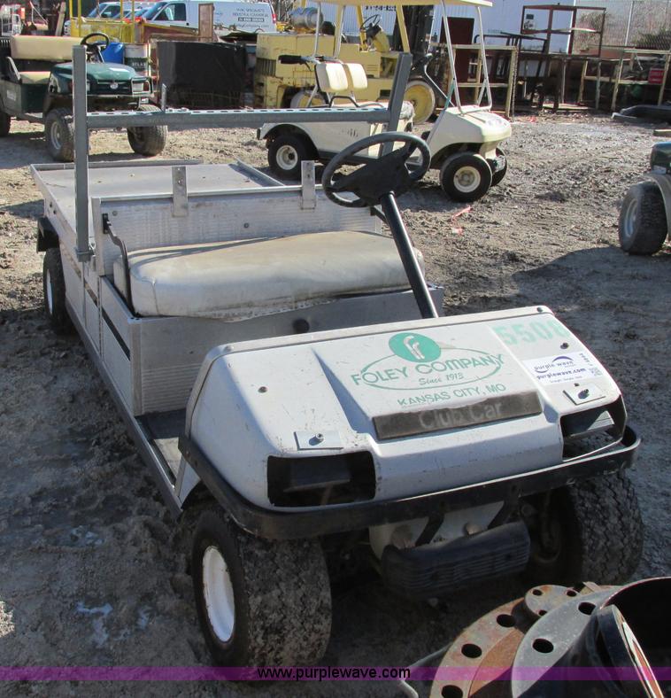 image for item F4844 1996 Club Car Carry All VI flatbed utility cart