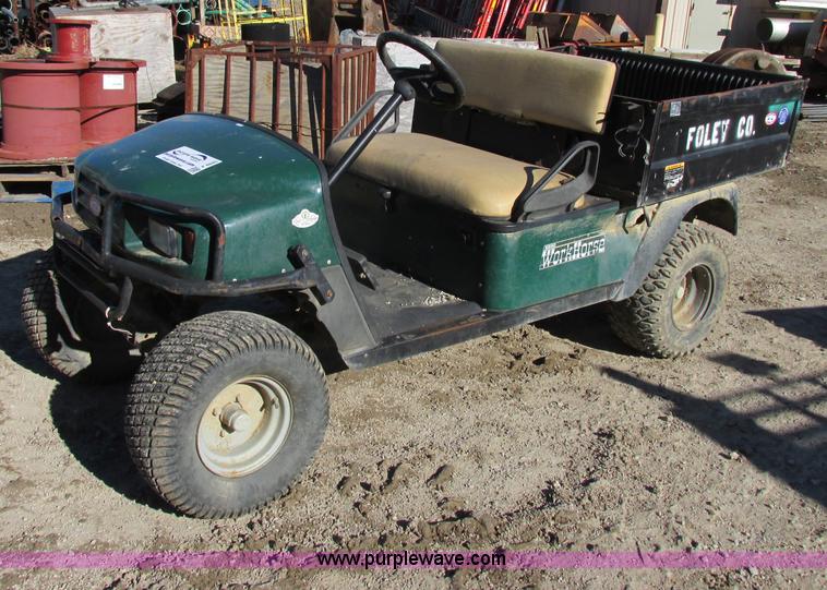 image for item F4845 2002 Ez-go Work Horse ST350 utility cart