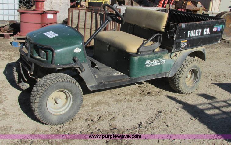 image for item F4845 2002 Ez-go Work Horse ST350 utility cart