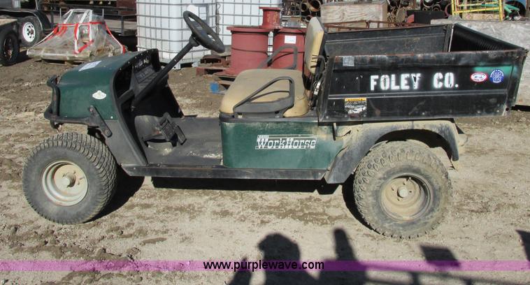 image for item F4845 2002 Ez-go Work Horse ST350 utility cart