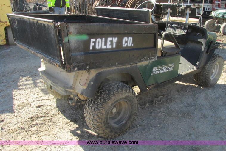 image for item F4845 2002 Ez-go Work Horse ST350 utility cart