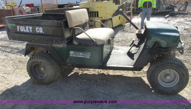 image for item F4845 2002 Ez-go Work Horse ST350 utility cart