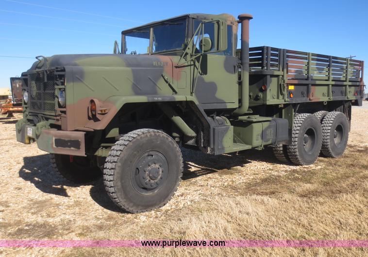 image for item F6747 1984 Am General M923 five ton cargo truck