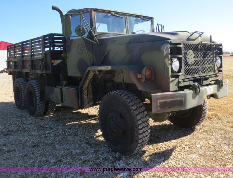 image for item F6747 1984 Am General M923 five ton cargo truck