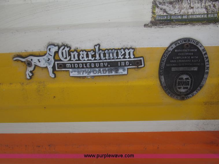 image for item F7222 1977 Coachman Cadet camper