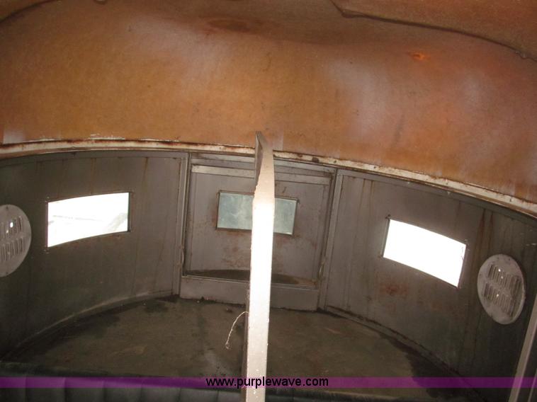 image for item F7223 1977 Flying L two horse tandem axle stock trailer