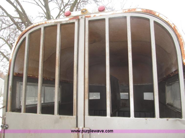 image for item F7223 1977 Flying L two horse tandem axle stock trailer