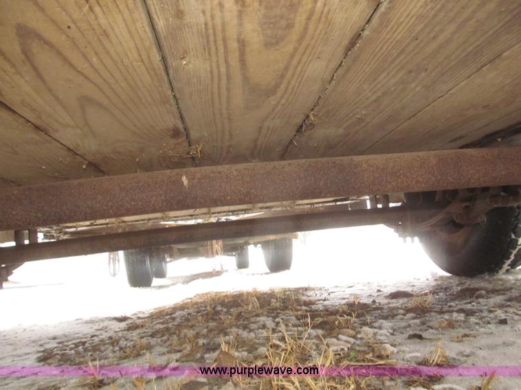 image for item F7223 1977 Flying L two horse tandem axle stock trailer