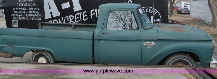 image for item G9641 1965 Ford F100 pickup truck