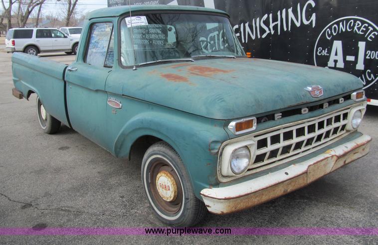 image for item G9641 1965 Ford F100 pickup truck