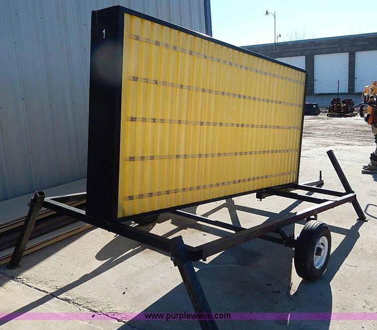 image for item H1263 8' x 4' electric sign board