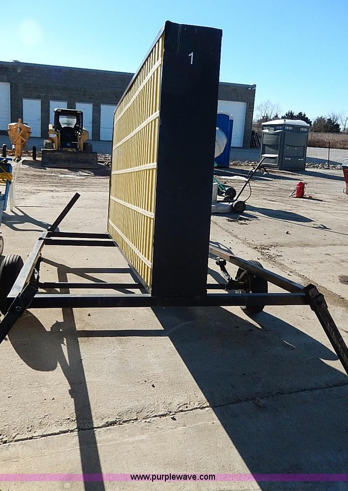 image for item H1263 8' x 4' electric sign board