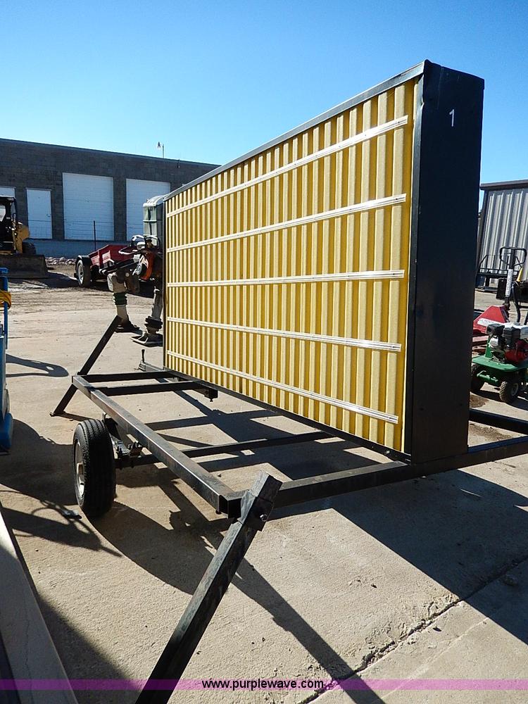 image for item H1263 8' x 4' electric sign board