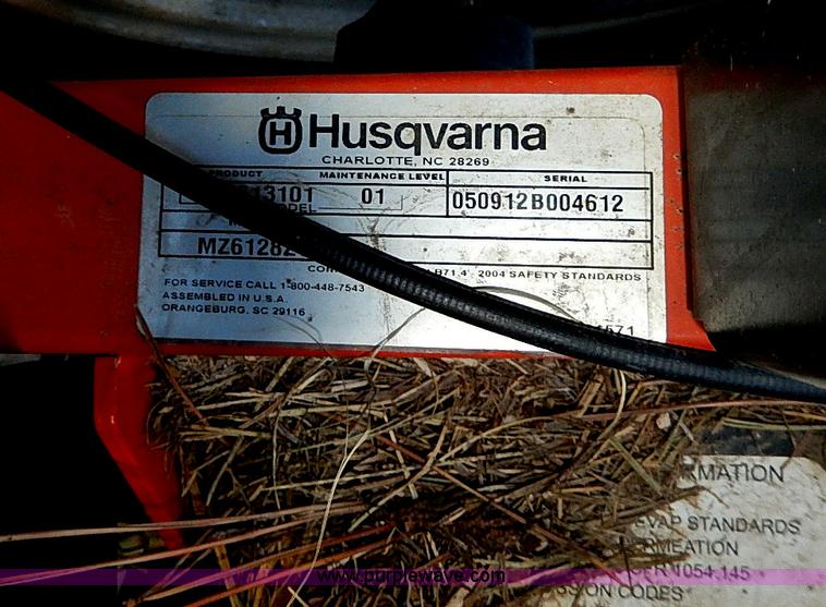 image for item H1273 Husqvarna M26128 ZTR lawn mower