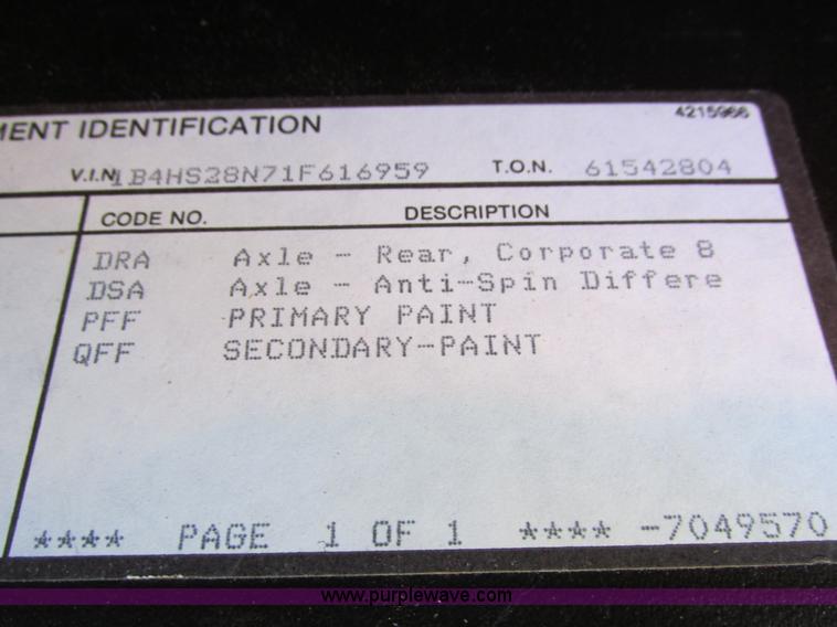 image for item I4940 2001 Dodge Durango SLT SUV