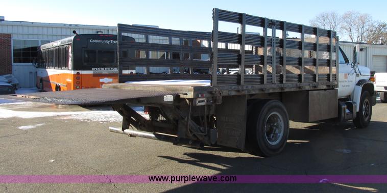 image for item I4943 1986 Chevrolet Kodiak flatbed truck