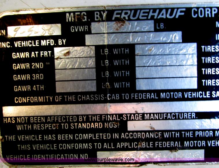 image for item I4943 1986 Chevrolet Kodiak flatbed truck