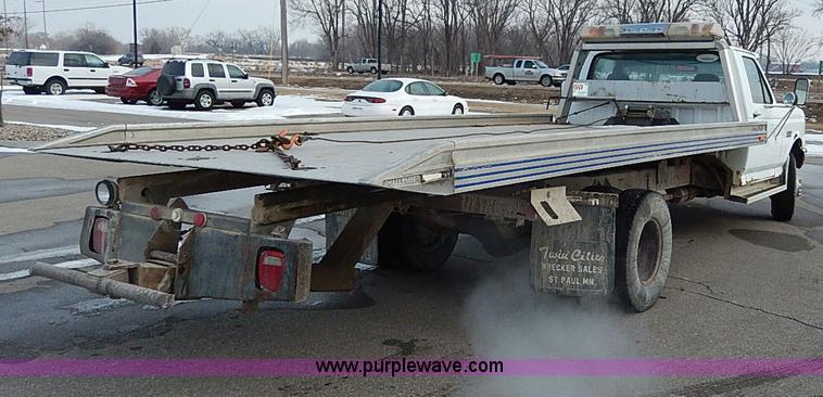 image for item I9465 1988 Ford F450 Super Duty custom rollback truck
