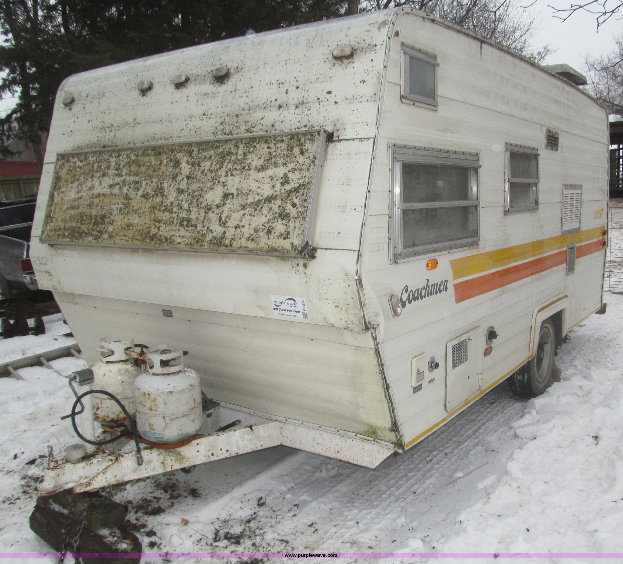 1977 Coachman Cadet camper in Falls City, NE | Item F7222 sold | Purple