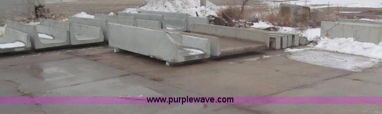 image for item AE9369 (11) 10'L concrete feed bunks