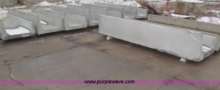 image for item AE9369 (11) 10'L concrete feed bunks