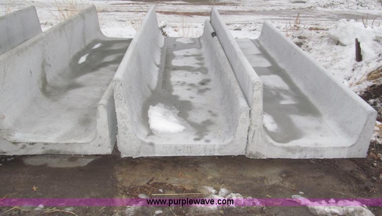 image for item AE9369 (11) 10'L concrete feed bunks