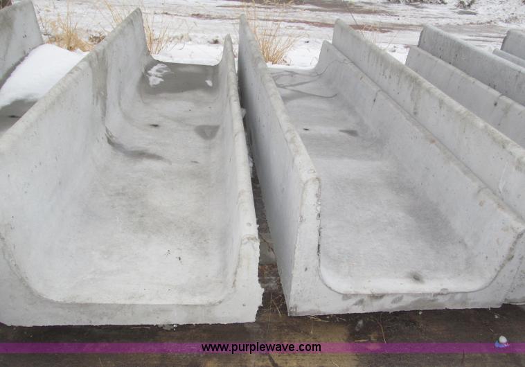 image for item AE9369 (11) 10'L concrete feed bunks
