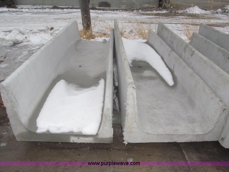 image for item AE9369 (11) 10'L concrete feed bunks