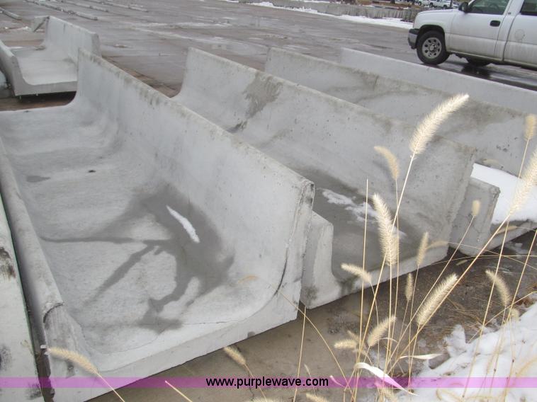 image for item AE9369 (11) 10'L concrete feed bunks
