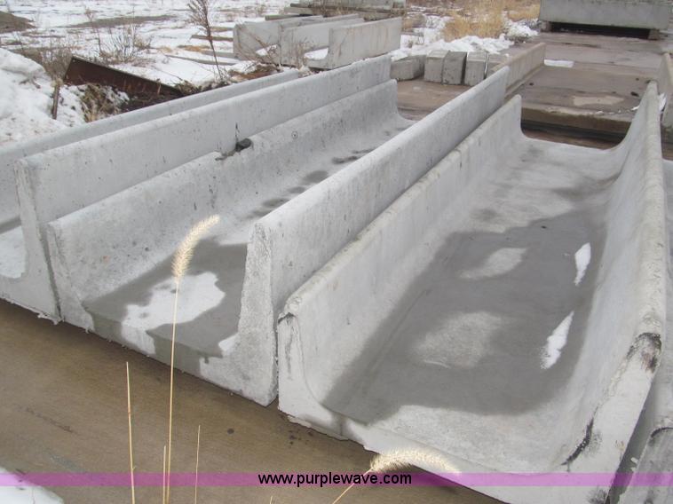 image for item AE9369 (11) 10'L concrete feed bunks
