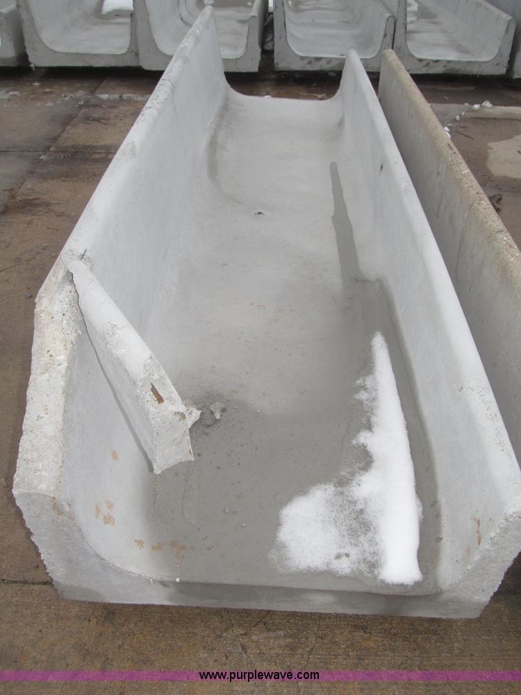 image for item AE9369 (11) 10'L concrete feed bunks