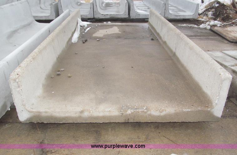 image for item AE9369 (11) 10'L concrete feed bunks