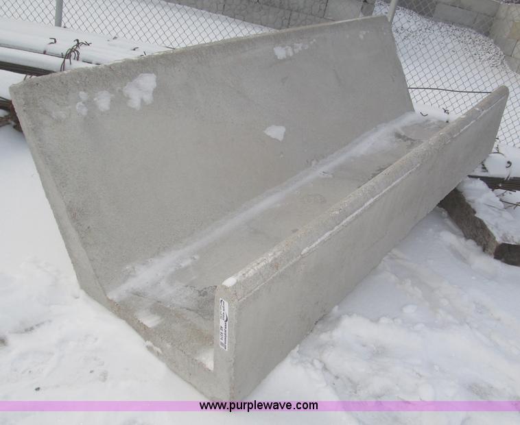 image for item AE9374 (9) concrete fence line feed bunks