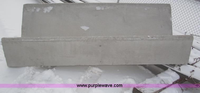 image for item AE9374 (9) concrete fence line feed bunks