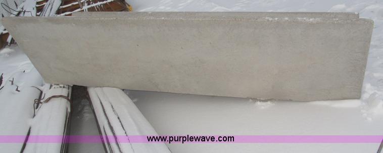 image for item AE9374 (9) concrete fence line feed bunks