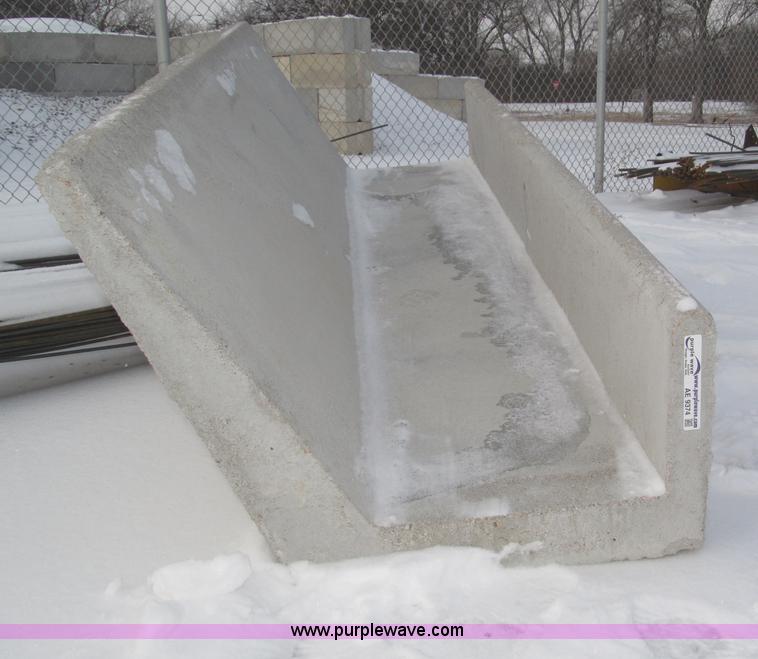 image for item AE9374 (9) concrete fence line feed bunks