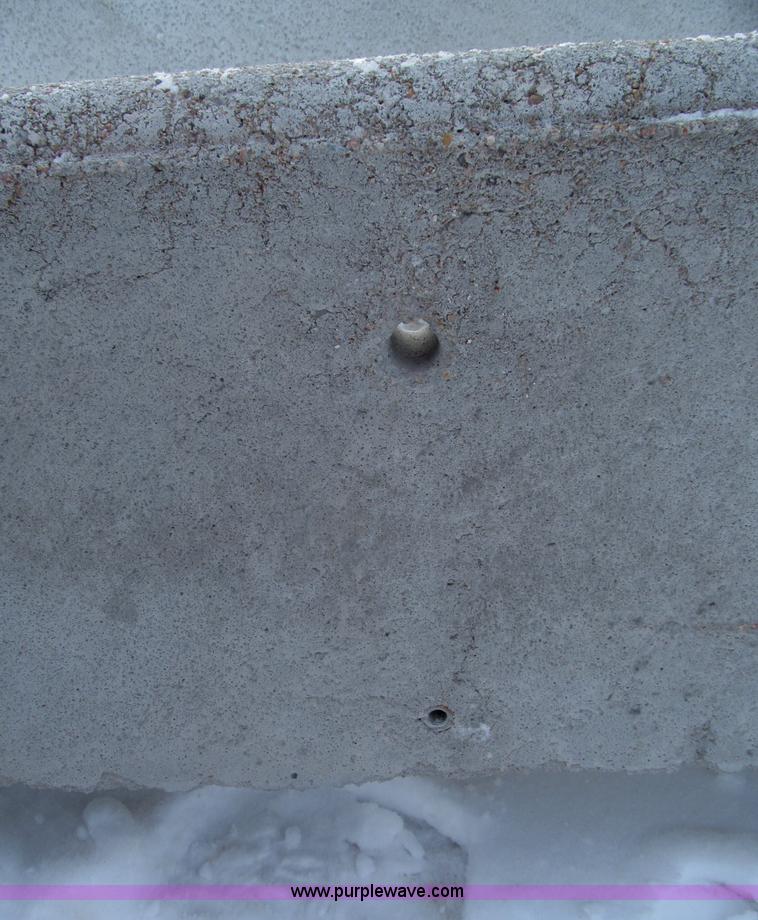 image for item AE9374 (9) concrete fence line feed bunks