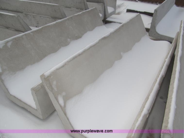 image for item AE9374 (9) concrete fence line feed bunks