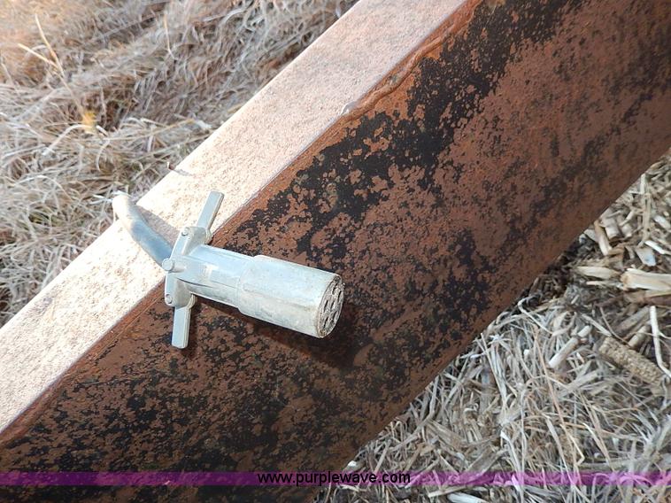 image for item H1290 1974 Gold Nugget 10-6 swather trailer