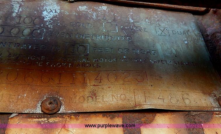 image for item H1291 1986 Transcraft flatbed trailer