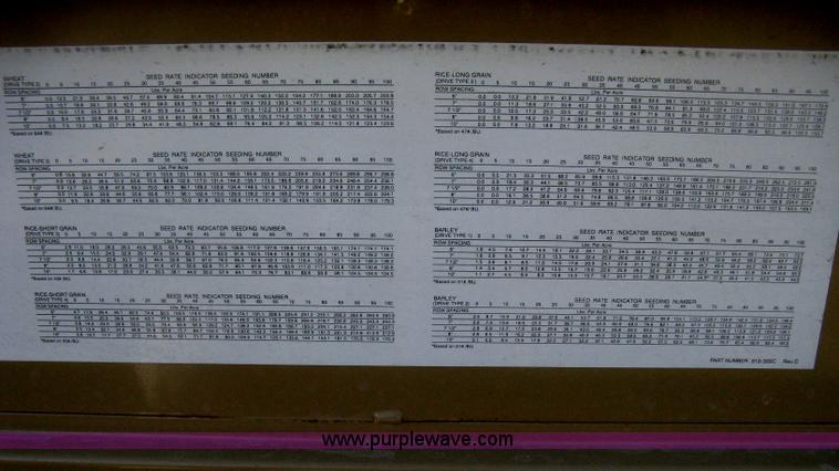 image for item I5714 1997 Great Plains Solid Stand 1510 grain drill