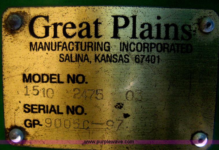 image for item I5714 1997 Great Plains Solid Stand 1510 grain drill