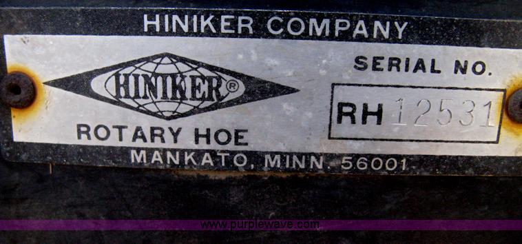 image for item I5716 Hiniker 700 rotary hoe