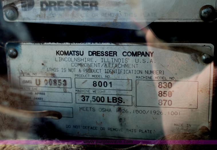 image for item C3688 1994 Galion 830 articulated motor grader