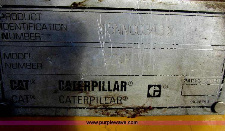 image for item E5264 1995 Caterpillar 924F wheel loader