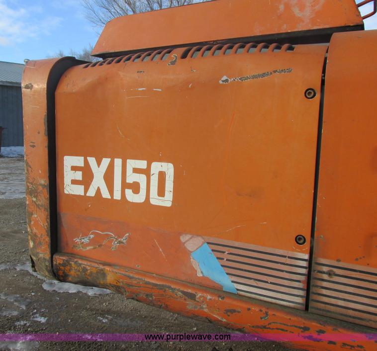 image for item E5265 1989 Hitachi EX150 excavator