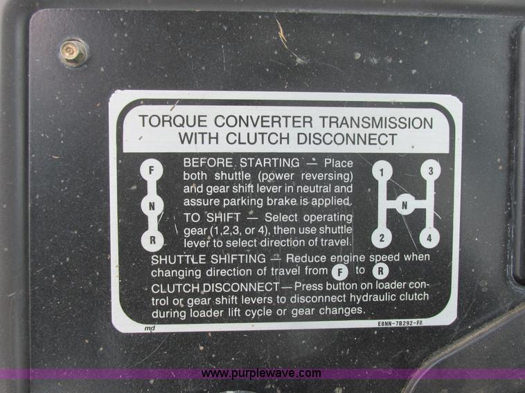 image for item E5272 Ford 555D backhoe