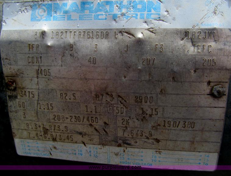 image for item G9636 2002 Sioux D2000 portable concrete plant water heater