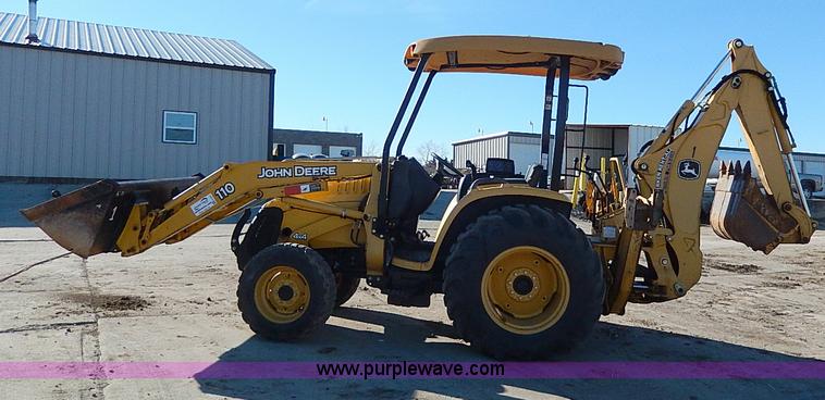image for item H1271 2006 John Deere 110 backhoe